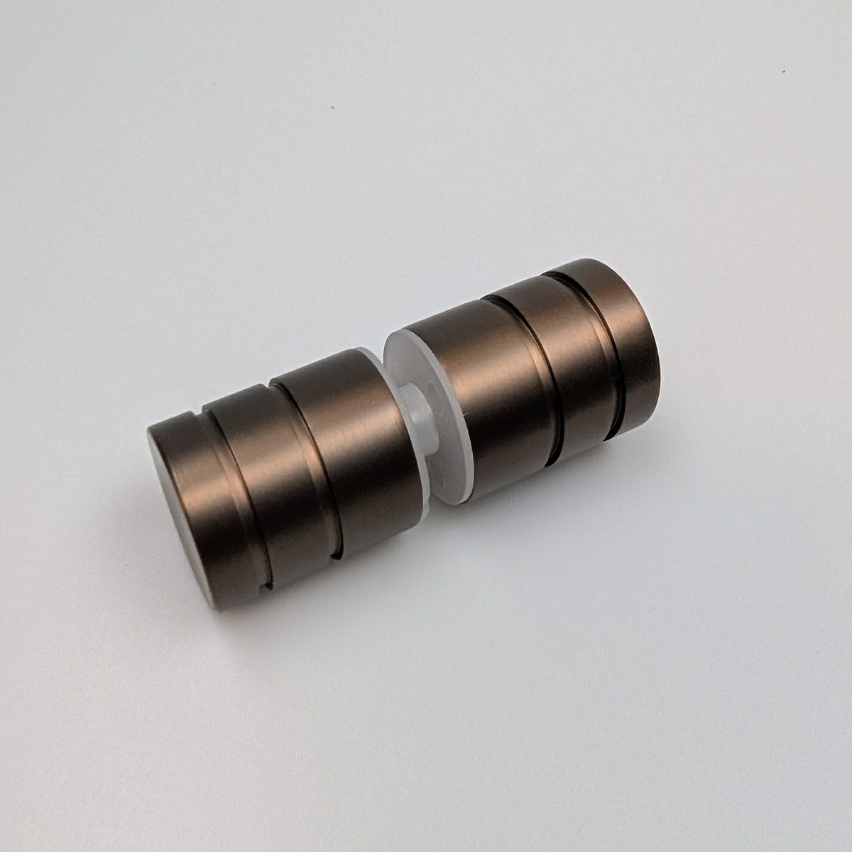 Handle - Micro Groove Pull Knob - 30mm x 25mm Diameter - Bronze